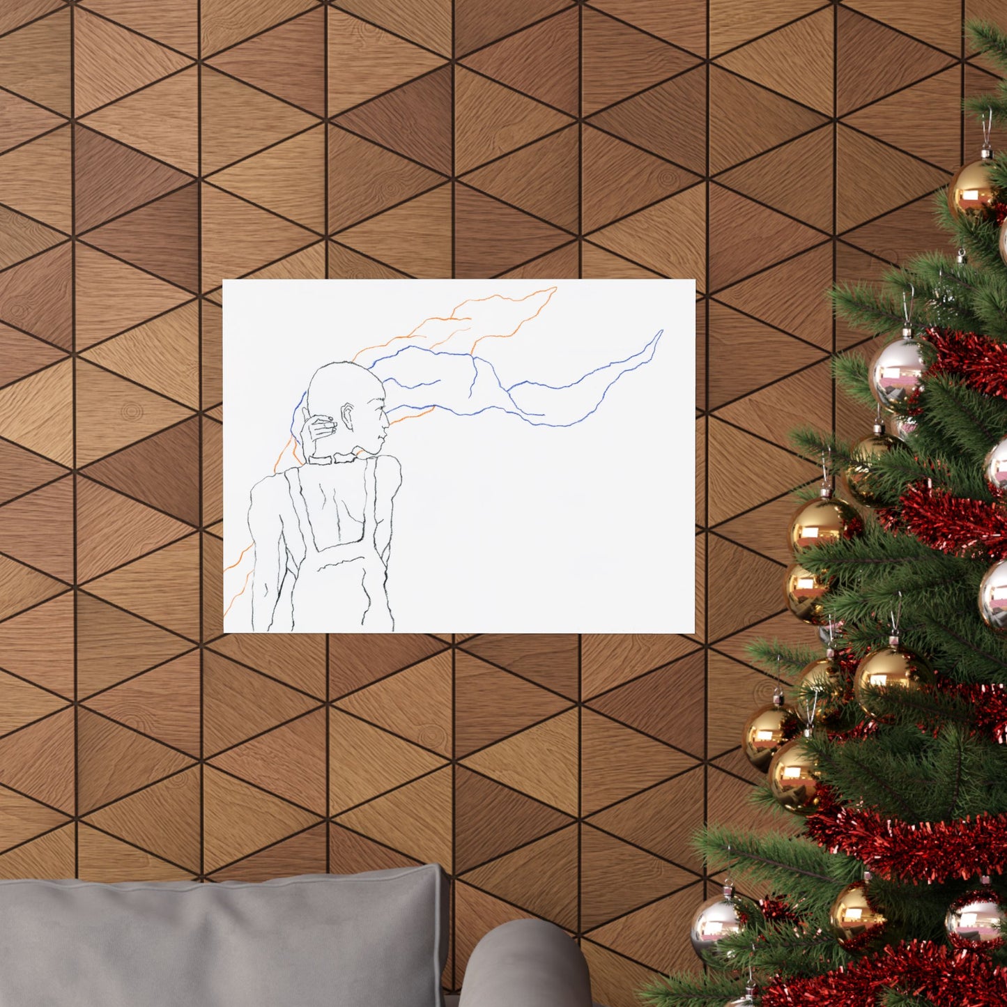 Tekening "Vrij"