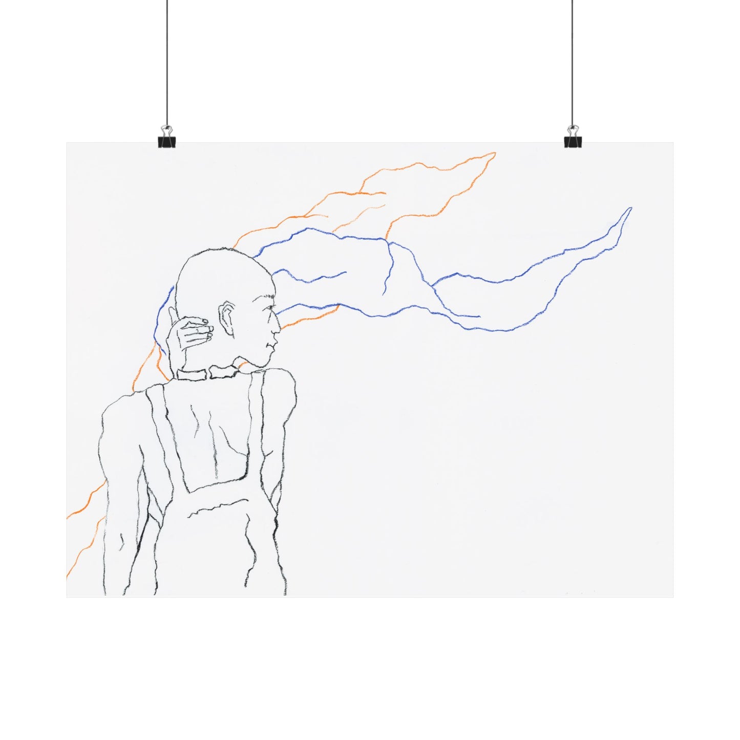 Tekening "Vrij"