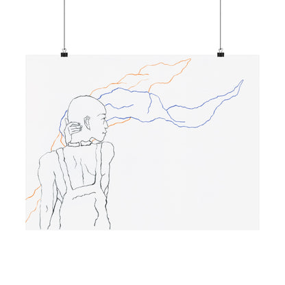 Tekening "Vrij"