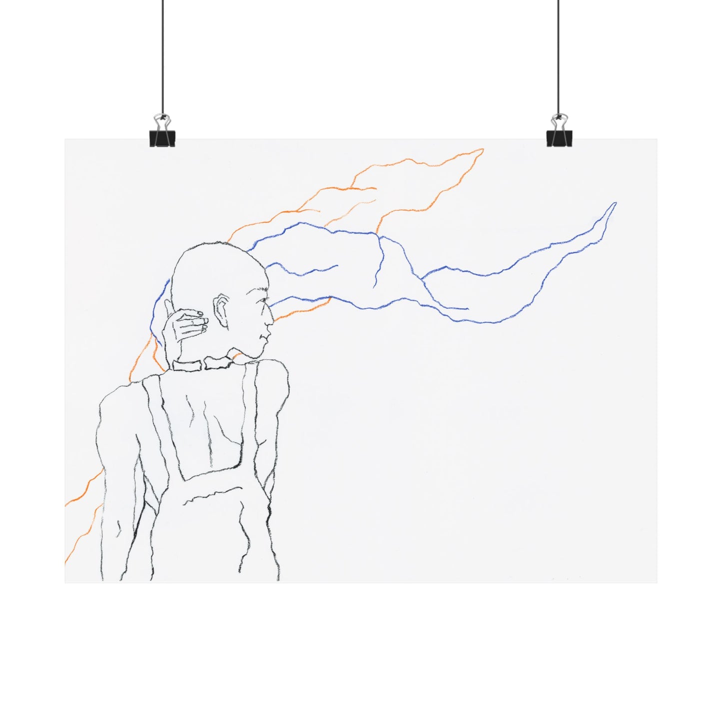 Tekening "Vrij"