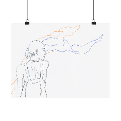 Tekening "Vrij"