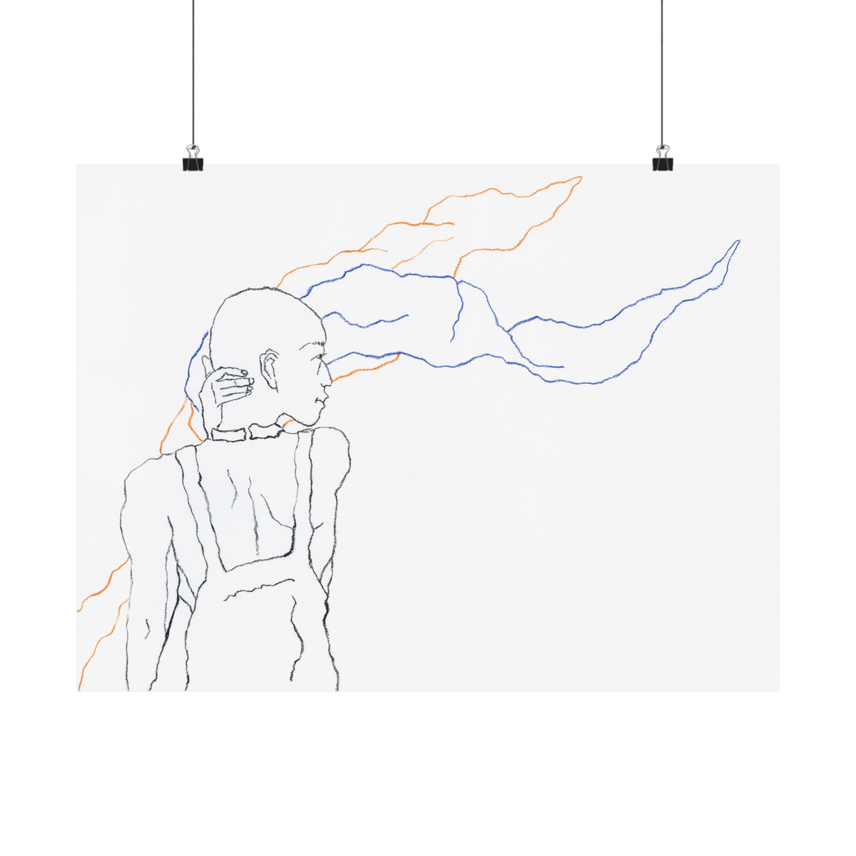 Tekening "Vrij"