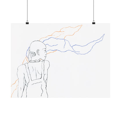 Tekening "Vrij"