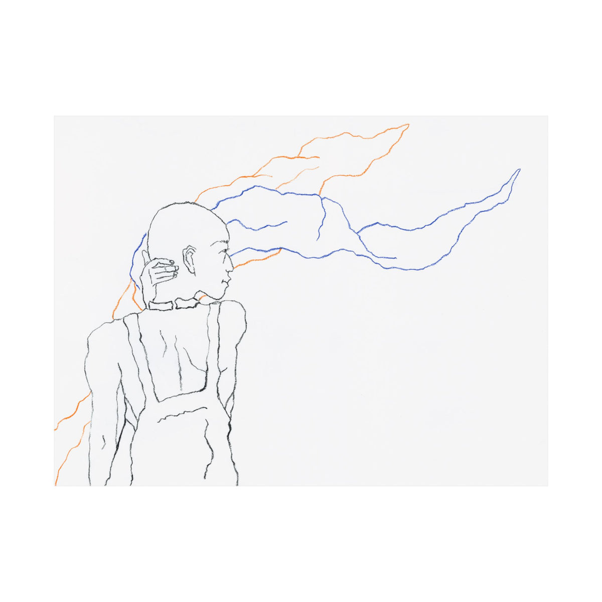 Tekening "Vrij"