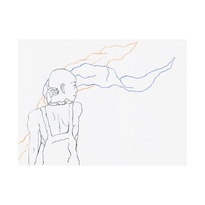 Tekening "Vrij"