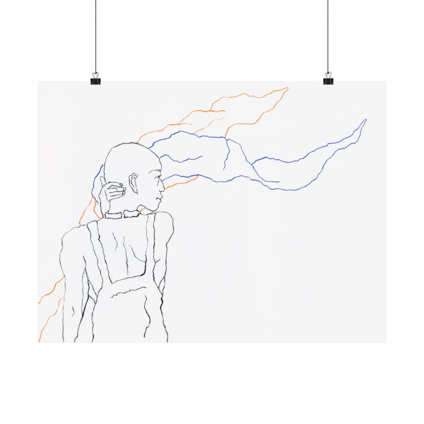 Tekening "Vrij"