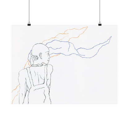 Tekening "Vrij"