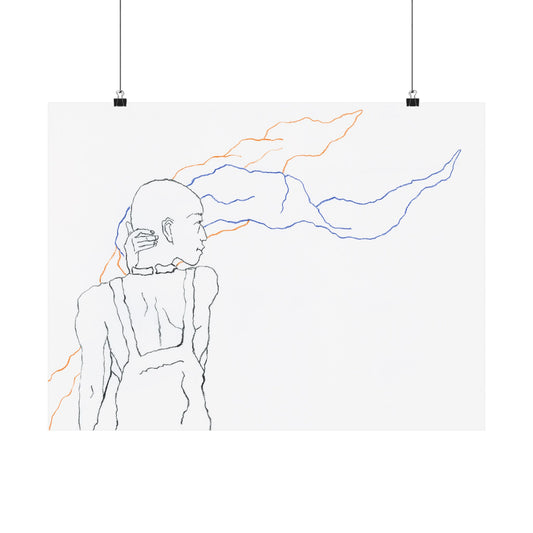 Tekening "Vrij"