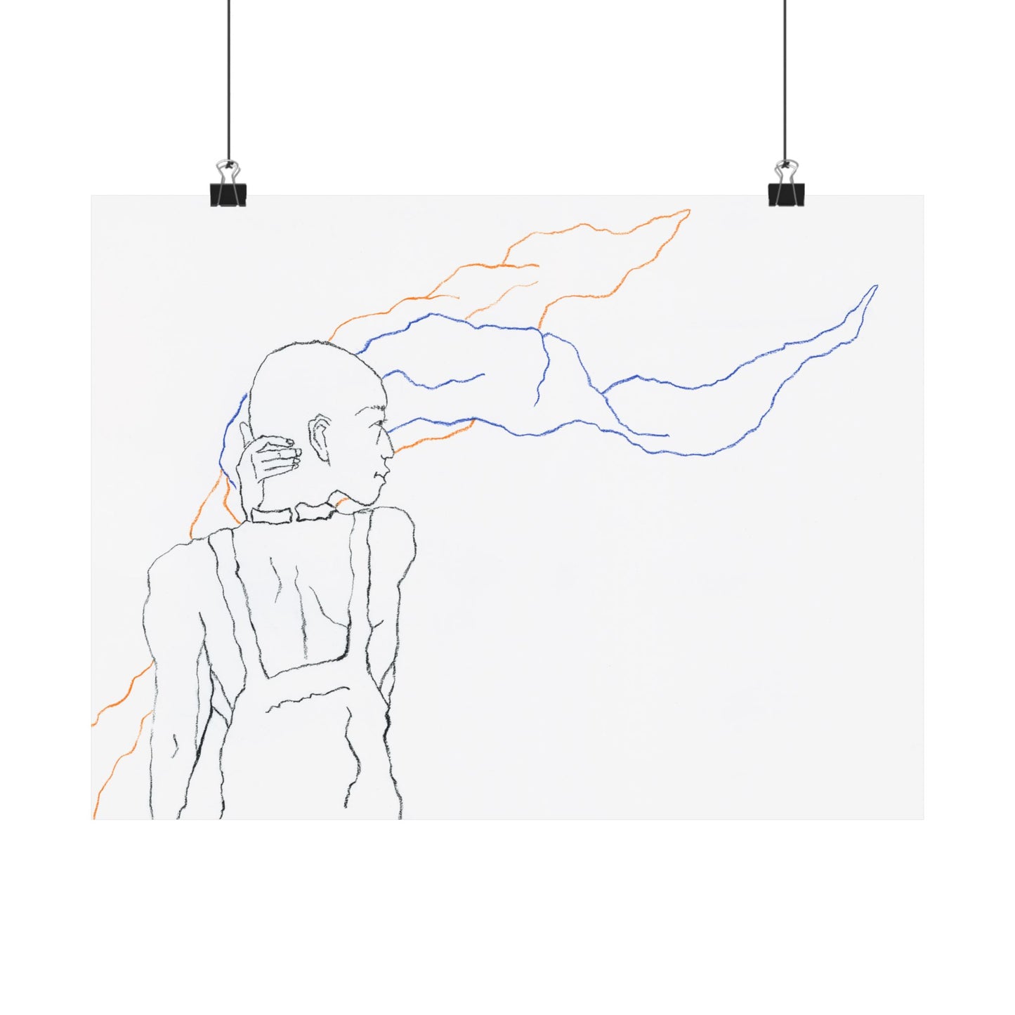 Tekening "Vrij"