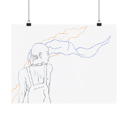 Tekening "Vrij"