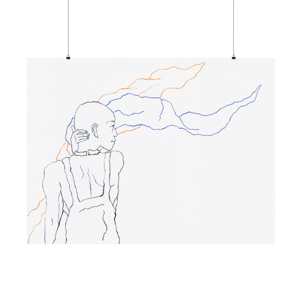 Tekening "Vrij"