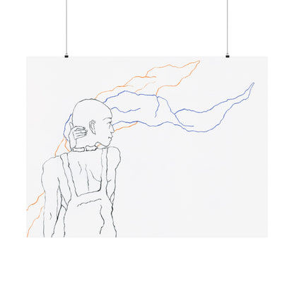 Tekening "Vrij"