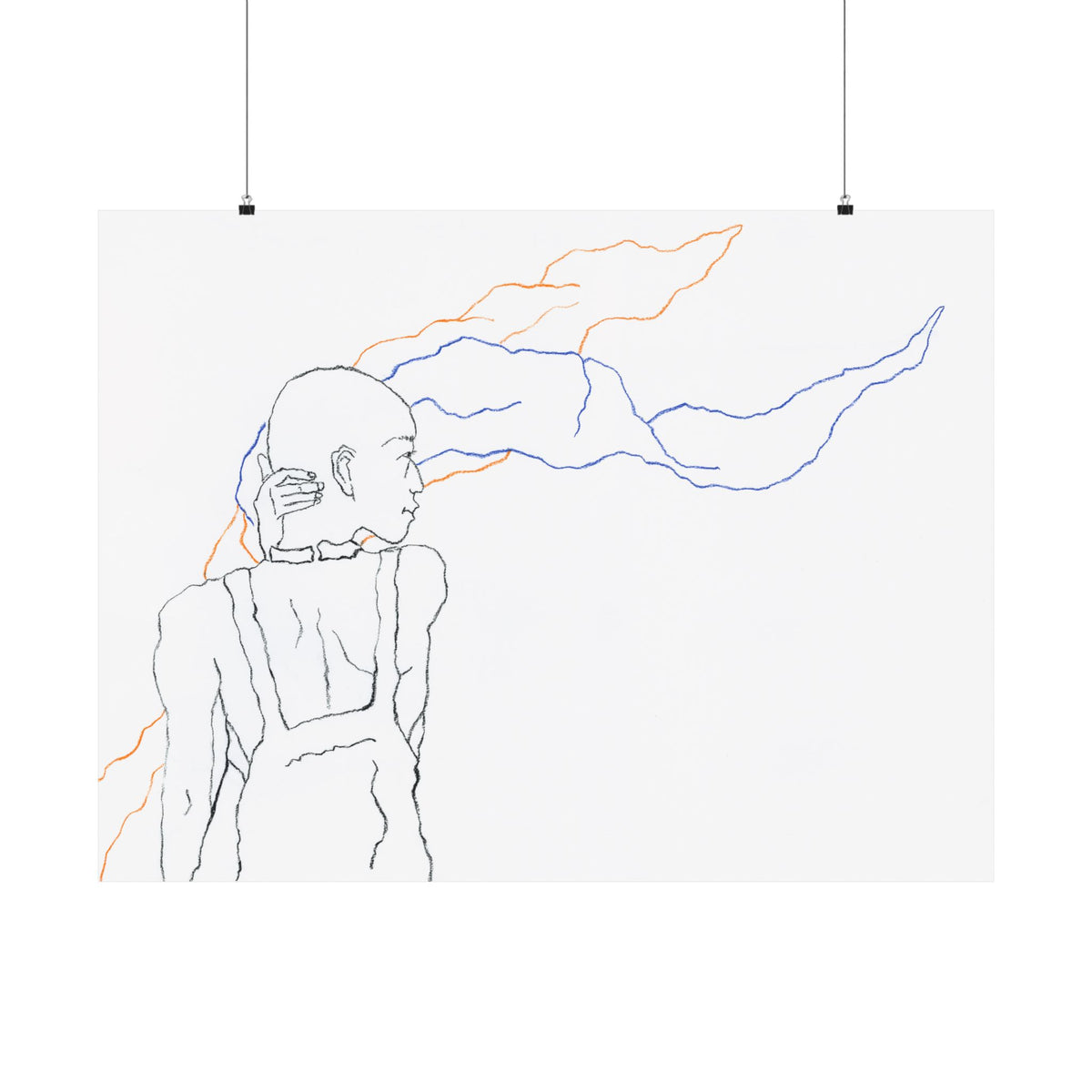 Tekening "Vrij"