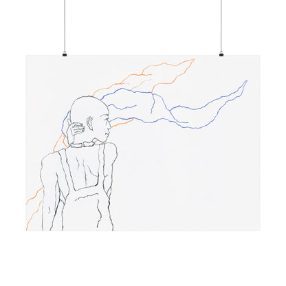 Tekening "Vrij"