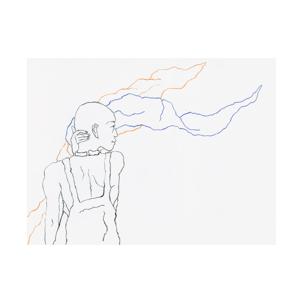 Tekening "Vrij"