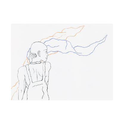 Tekening "Vrij"