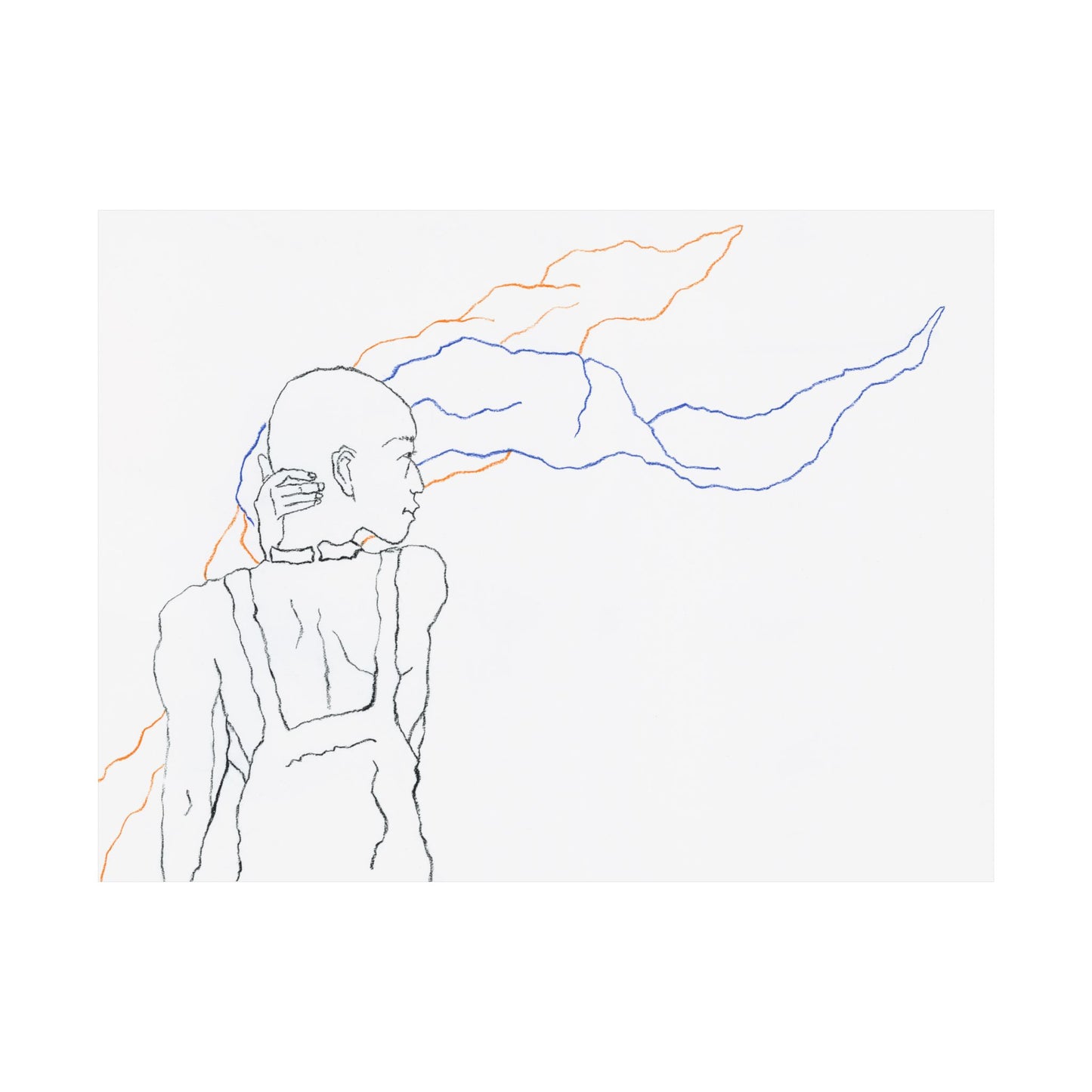 Tekening "Vrij"