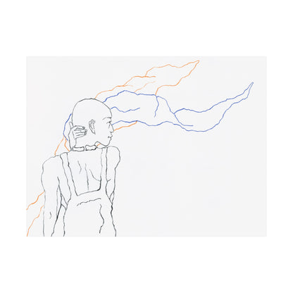 Tekening "Vrij"